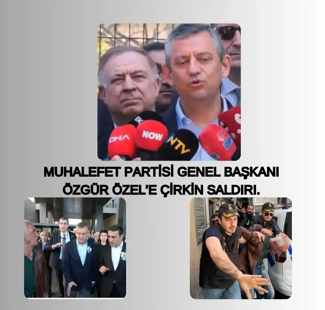 CHP GENEL BAŞKANI SIRRI SÜREYYA ÖNDER İÇİN DÜZENLENEN TÖREN ÇIKISINDA SALDIRIY'A UĞRADI.