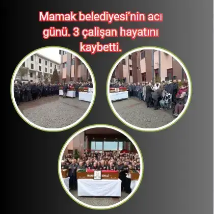Mamak belediyesinin acı günü.
