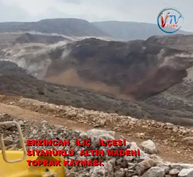 ÇEVRE FELAKETİ ERZİNCAN'IN İLİÇ İLÇESİ SİYANURLU TOPRAK KAYMASI.9 MADENCİ KAYIP