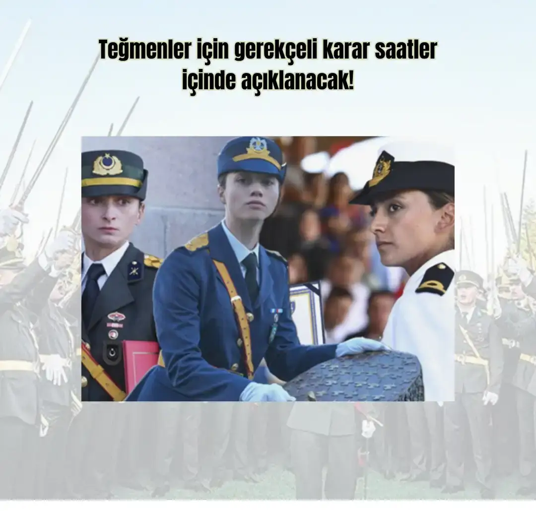 Teğmenler için gerekçeli karar saatler içinde açıklanacak!