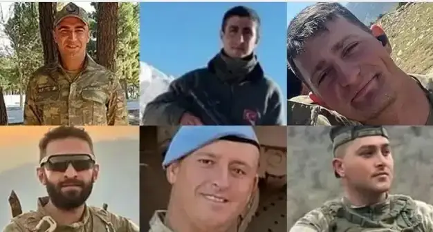 Irak'ın kuzeyinde 6 askerimiz şehit oldu.