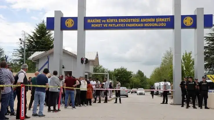 MKE FABRİKASINDA PATLAMA: 5 ŞEHİT.