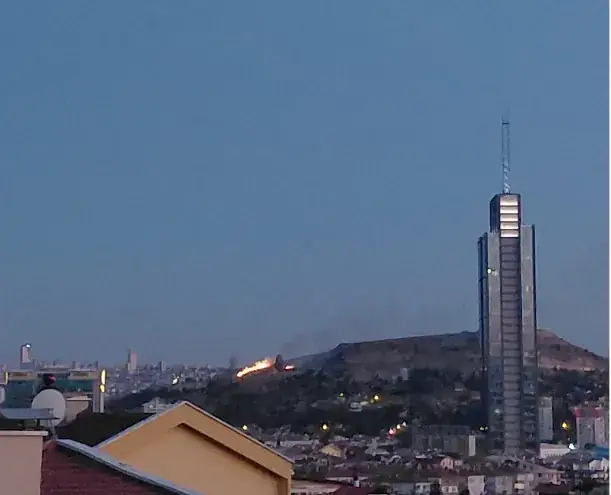 Ankara Altındağ Hıdırlık tepesi yangın!!