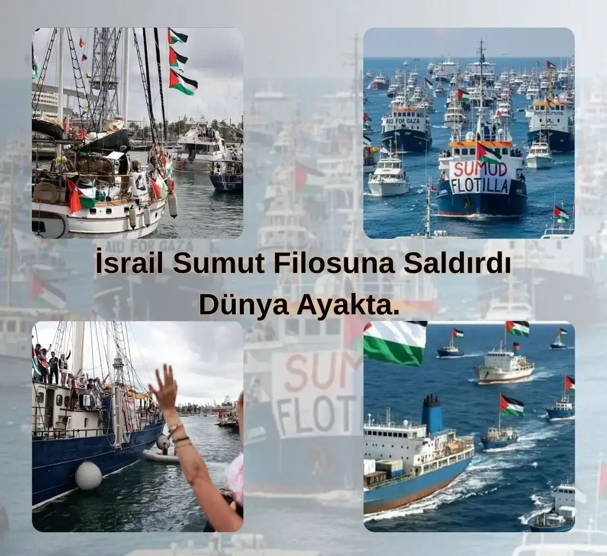 İsrail Sumut Filosuna saldırdı.Dünya ayakta.