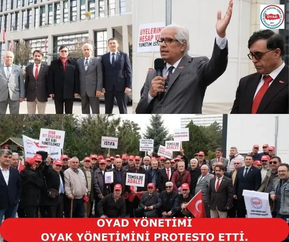 OYAD ÜYELERİ OYAK YÖNETİMİNİ PROTESTO ETTİ.