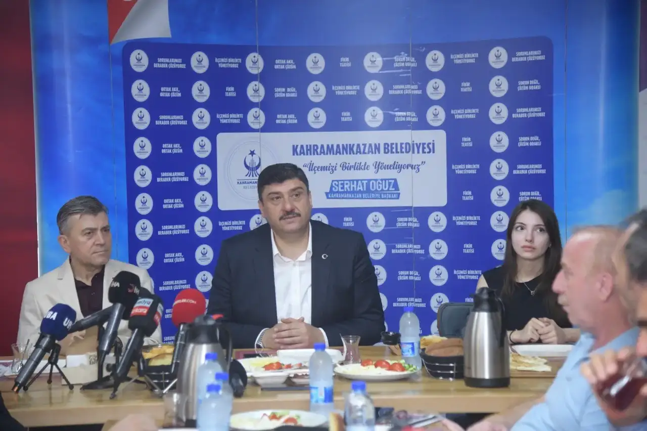 Kahramankazan’da geniş katılımlı basın bayramı programı