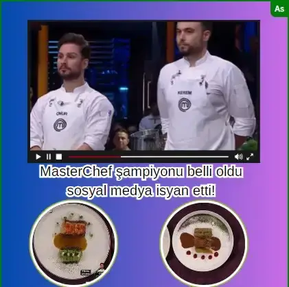 MasterChef şampiyonu belli oldu sosyal medya isyan etti!