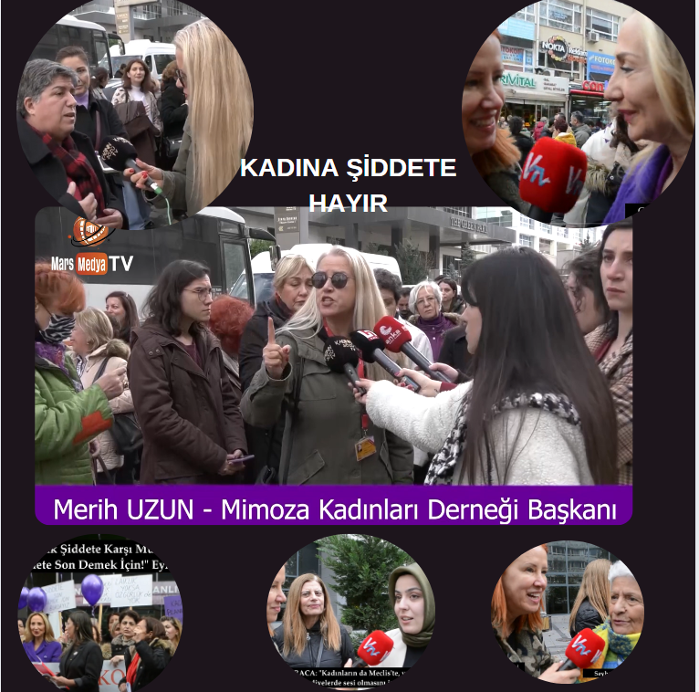 Kadına  şiddete hayır.